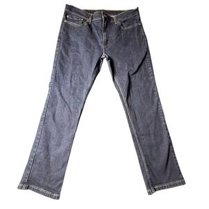 Levi's 511 Slim Fit Jeans Mens 36x30 Dark Wash Stretch Denim Classic Casual